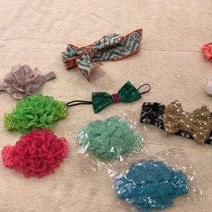 Hair bow lot